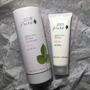 100% Pure Green Tea Moisturizer SPF